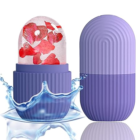Reusable Facial Ice Roller Tightens Pores, Reduces Puffiness & Boosts Glow