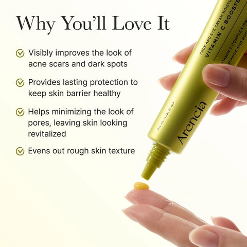 Arencia Vitamin C Booster Shot Brightens Skin, Fades Dark Spots & Boosts Radiance (30ml)