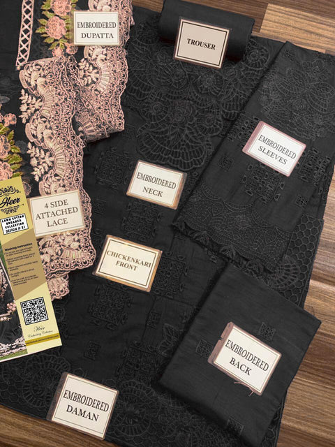 Floral Fantasy – Chikankari Lawn 3-Piece Suit