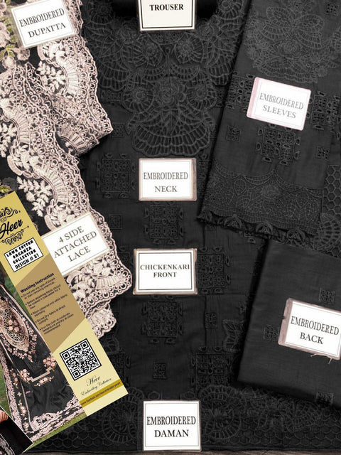 Floral Fantasy – Chikankari Lawn 3-Piece Suit