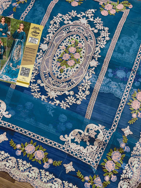 Floral Fantasy – Chikankari Lawn 3-Piece Suit
