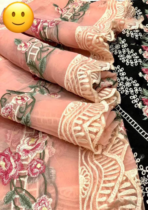 Premium Embroidered Lawn Collection 3-piece ensemble crafted