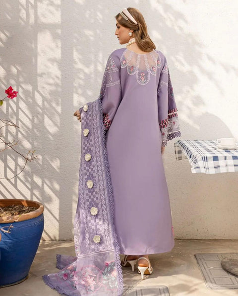BIN ILYAS – Embroidered Cotton Collection Premium 3-Piece Suit