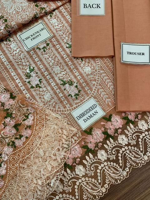 ELAF Chickenkari Collection Eid Edition embroidered 3-piece suit