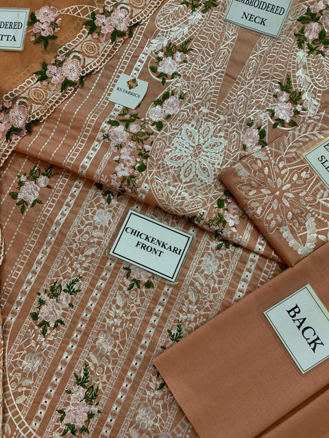 ELAF Chickenkari Collection Eid Edition embroidered 3-piece suit
