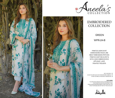 ANEELAS Lawn Hit Collection 3PC Lawn Suit